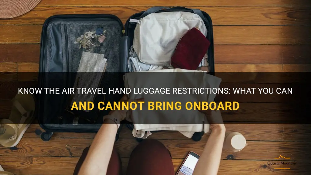 air travel hand luggage restrictions