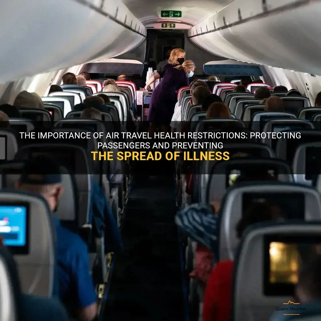 air travel health restrictions