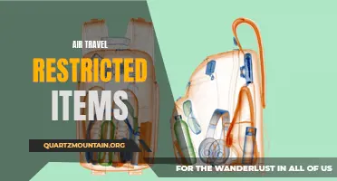 The Essential Guide to Air Travel Restricted Items: What You Can and Can't Bring on a Plane