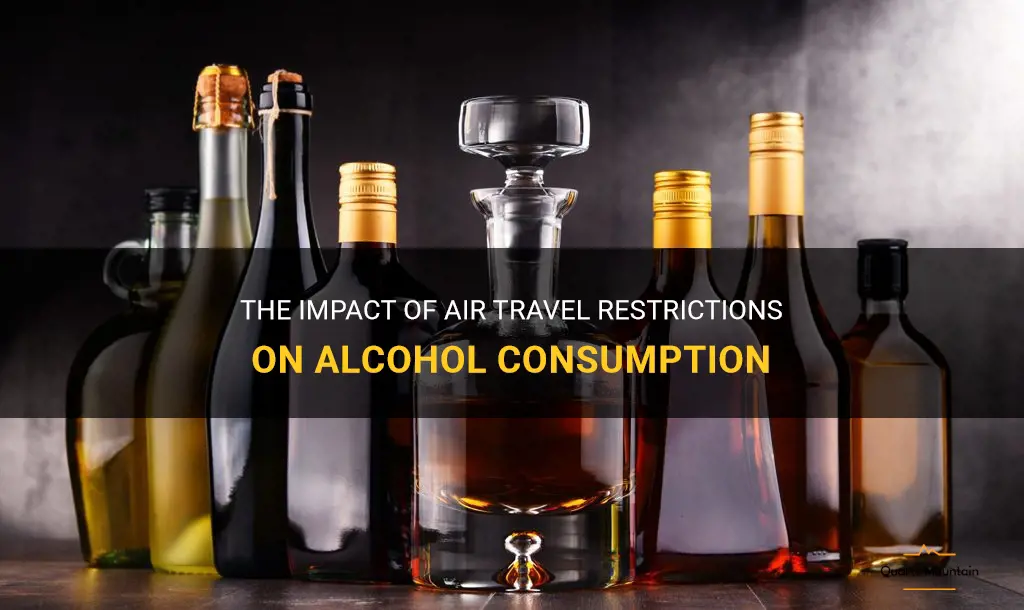 air travel restrictions alcohol