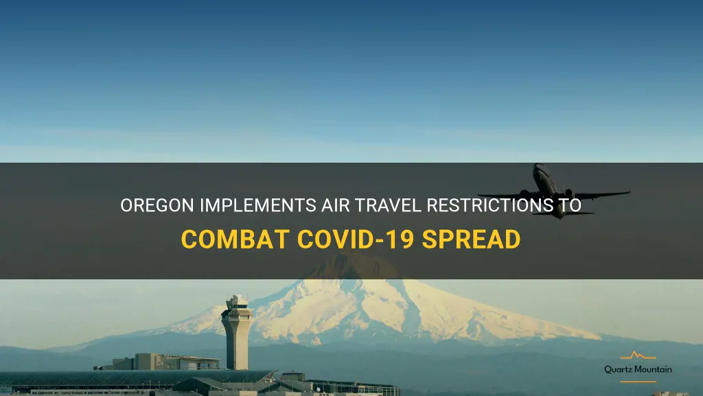 air travel restrictions in Oregon