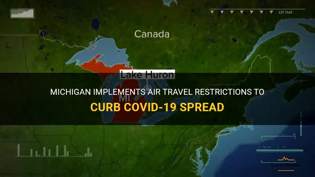air travel restrictions michigan