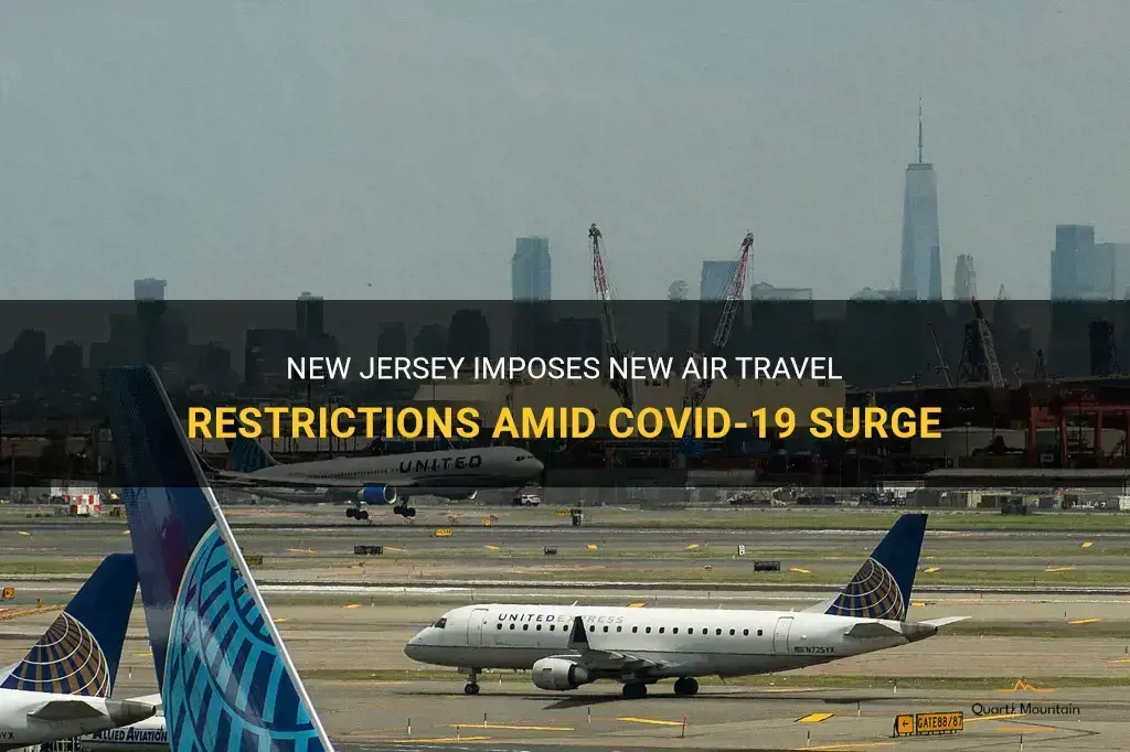 air travel restrictions new jersey