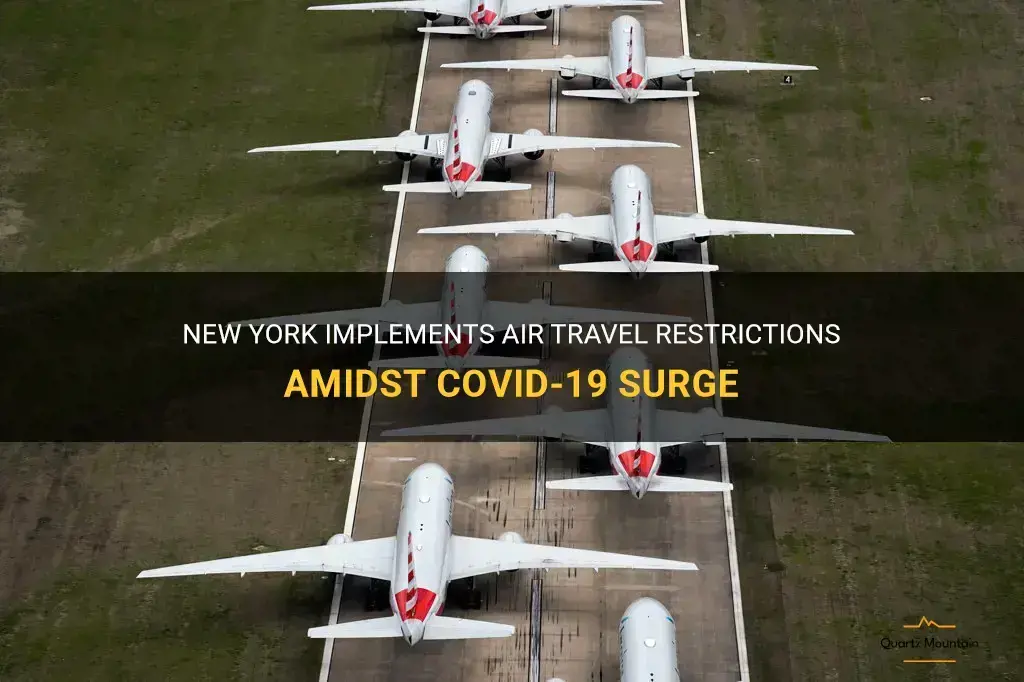 air travel restrictions new york