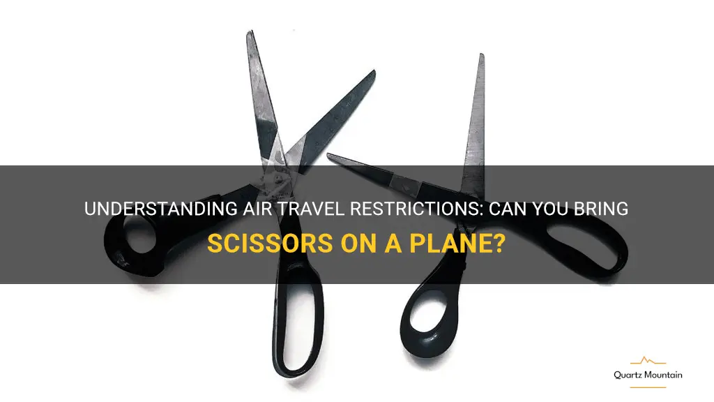 air travel restrictions scissors