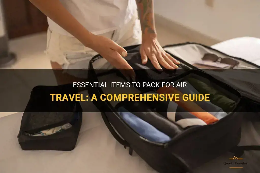 air travel what to pack