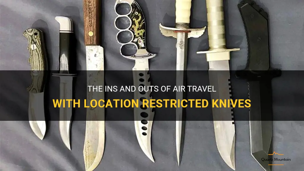 air travel with location restricted knife
