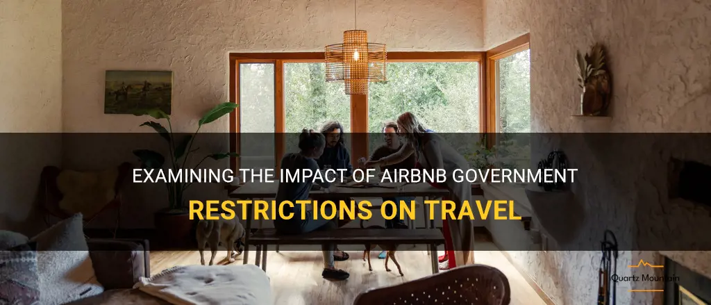 airbnb government restrictions on travel
