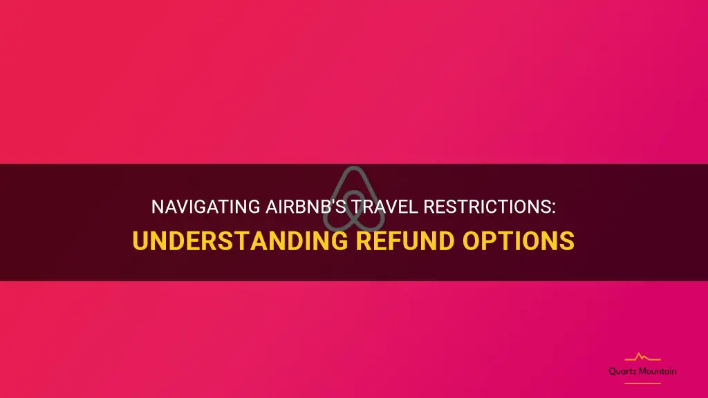 airbnb travel restrictions refund