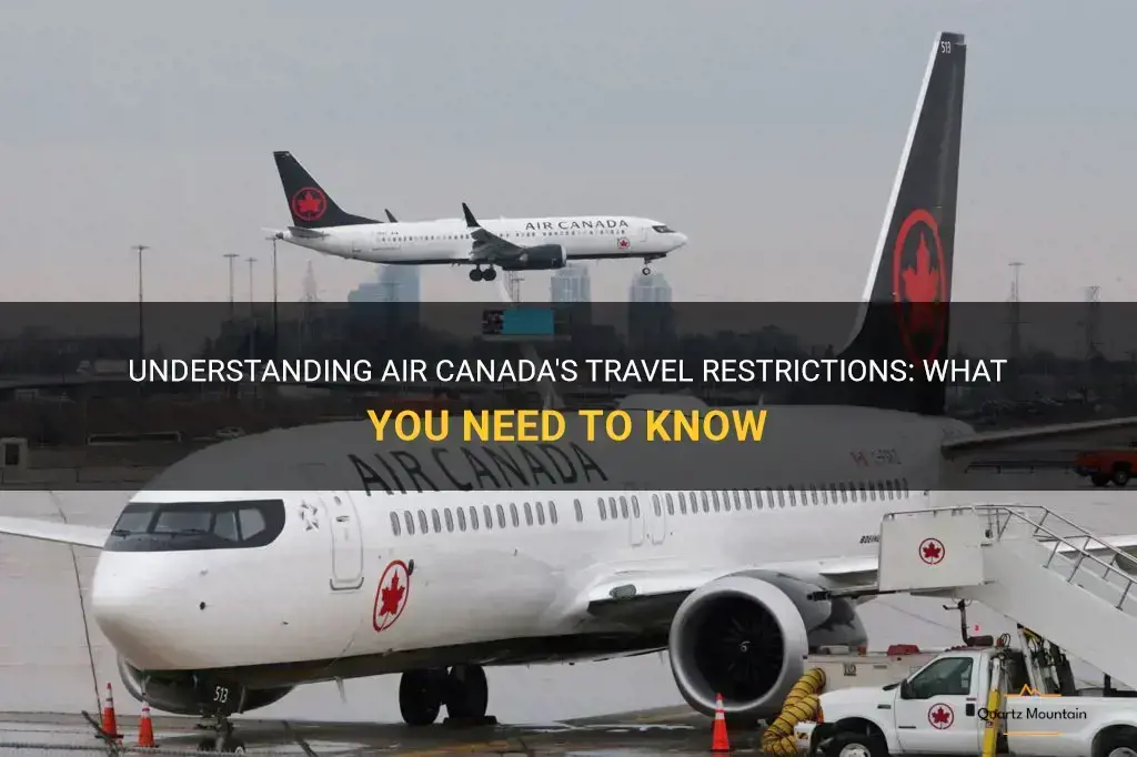 aircanada travel restrictions
