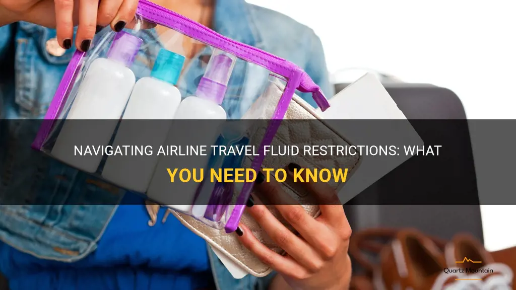airline travel fluid restrictions