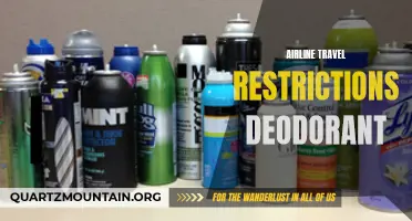 Exploring Airline Travel Restrictions: Can You Bring Deodorant?