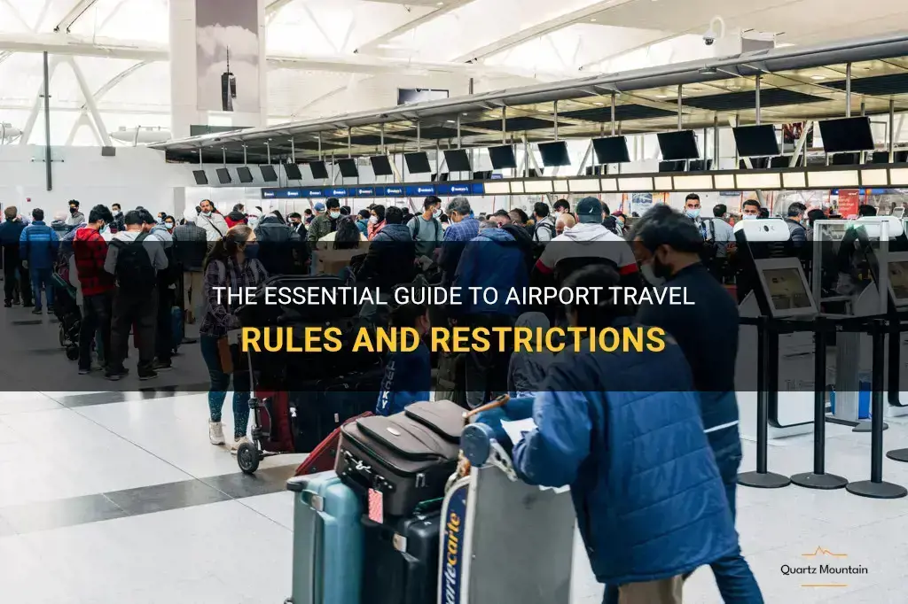 airport travel rules restrictions