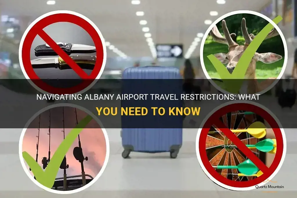 albany airport travel restrictions