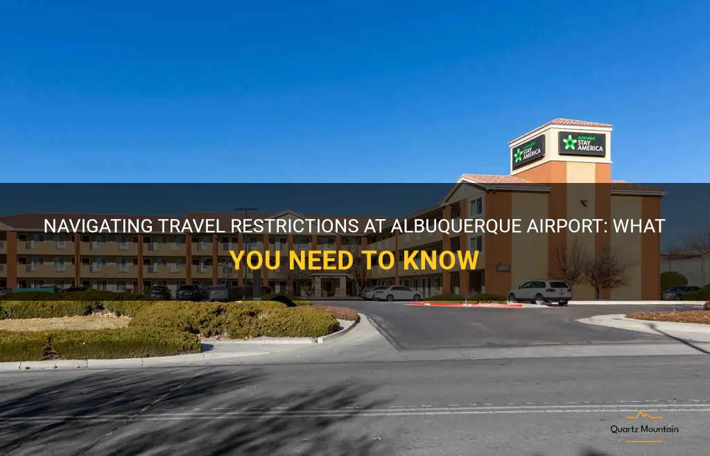 albuquerque airport travel restrictions