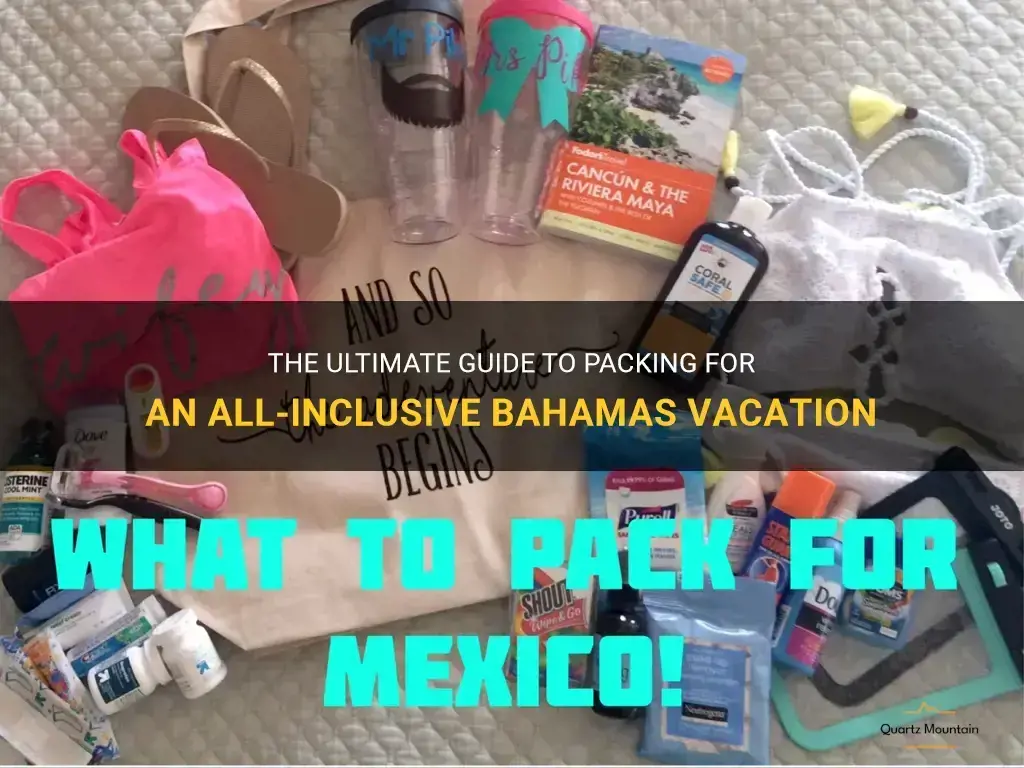 all inclusive what to pack bahamas