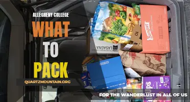 Must-Have Packing List for Allegheny College Students