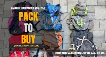 Choosing the Right Backpack Size for the Amateur Backpacker