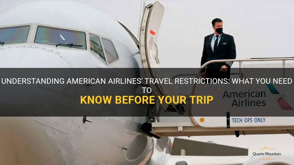 american airline travel restrictions