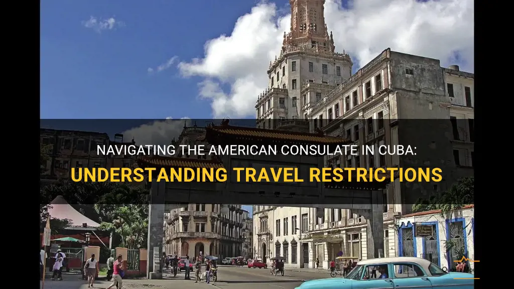american consulate cuba travel restrictions