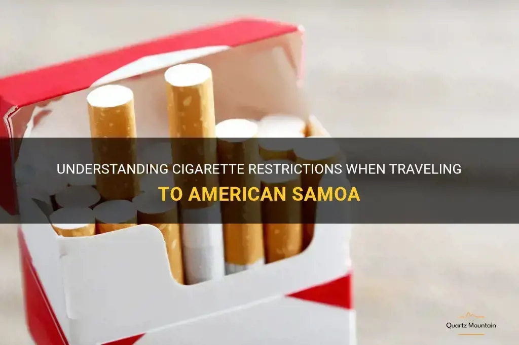 american samoa travel cigarette restriction