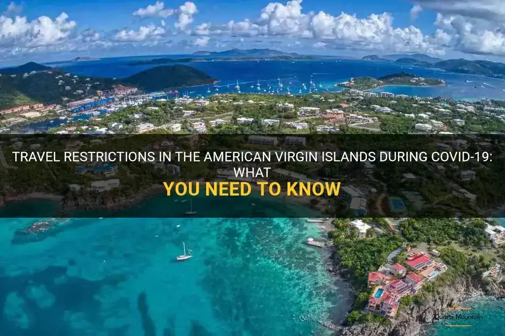 american virgin islands travel restrictions