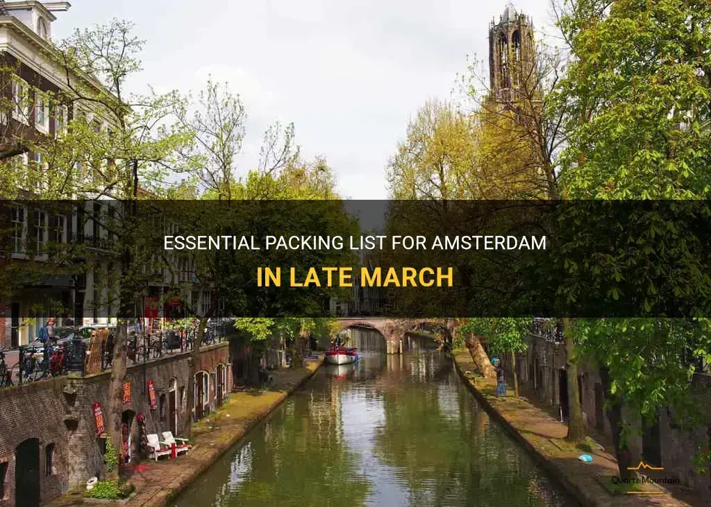 amsterdam in late march what to pack
