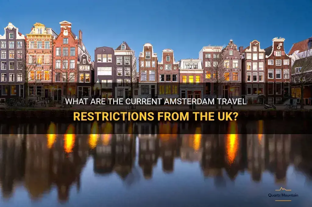 amsterdam travel restrictions from uk