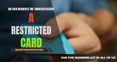 Why an LDTA Requests Travelers to Receive a Restricted Card