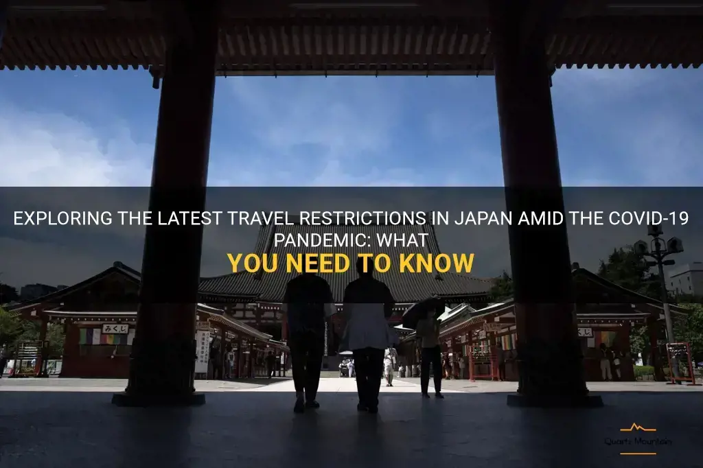 travel restrictions in japan