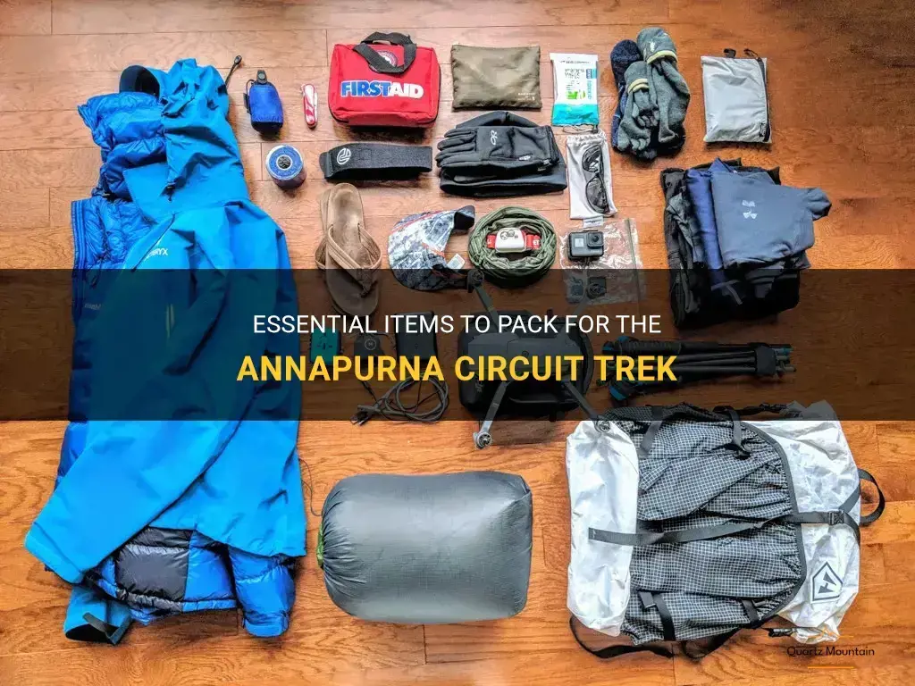 annapurna circuit what to pack