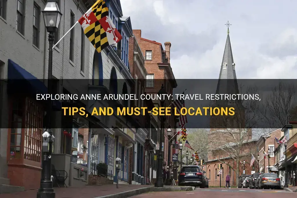 anne arundel county travel restrictions
