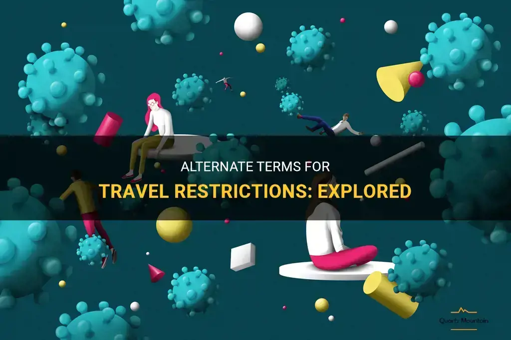 another word for travel restrictions