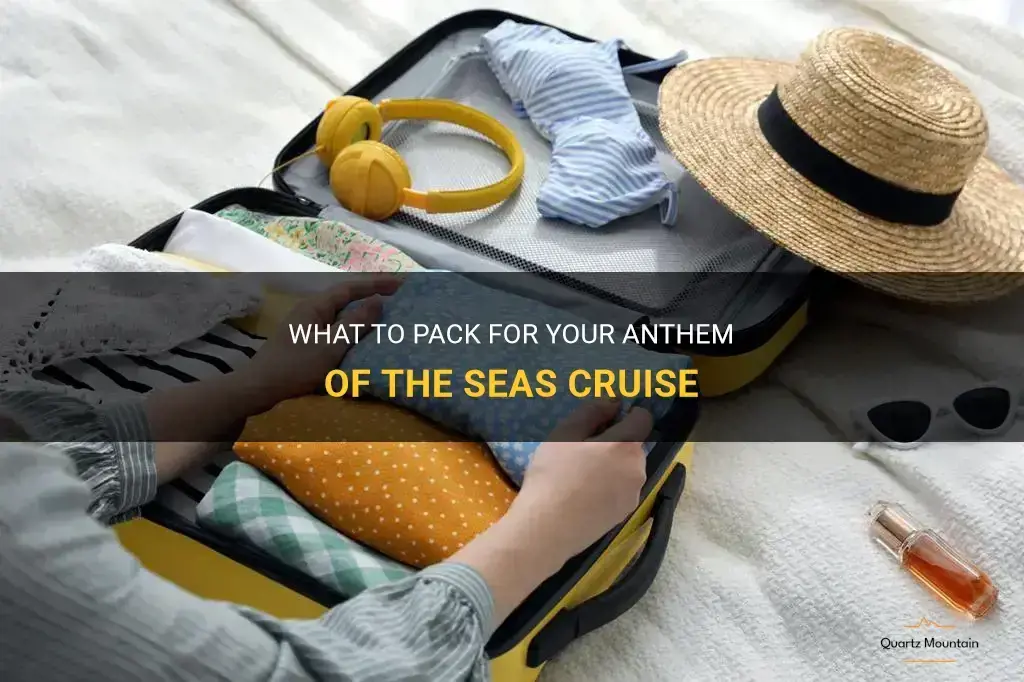 anthem of the seas what to pack