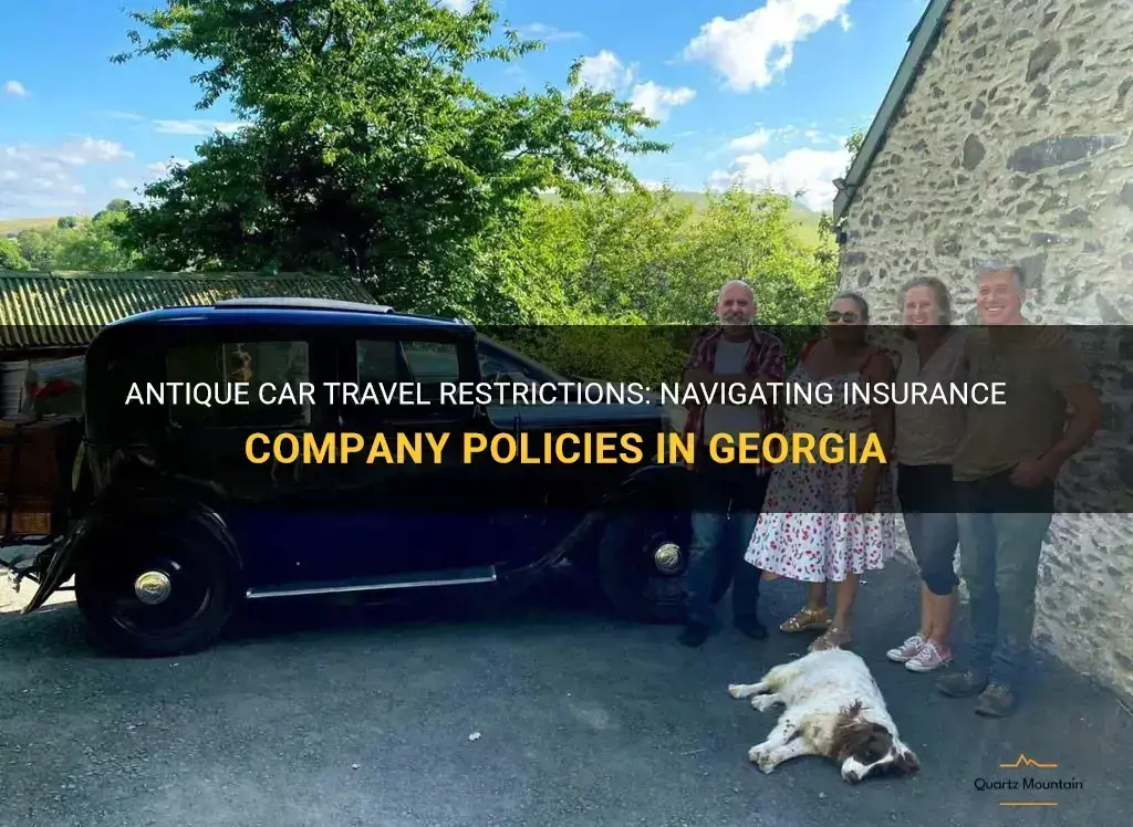 antique car travel restrictions by insurance companies in Georgia