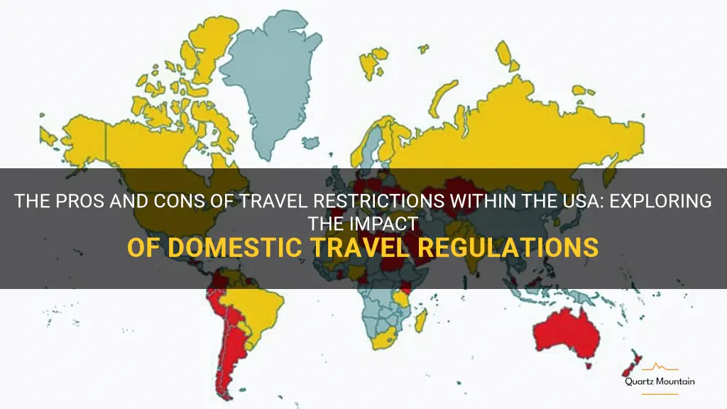any restriction for the domestic travel within the usa
