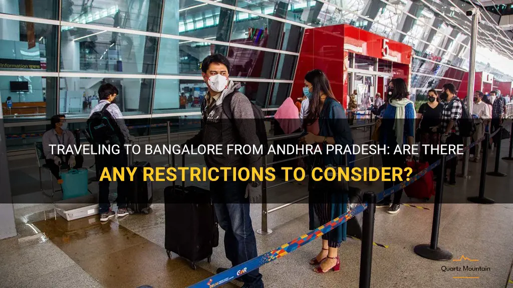any restrictions to travel to bangalore from andhra pradesh