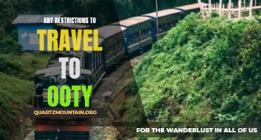 Exploring the Serene Beauty of Ooty: Are There Any Restrictions on Traveling to This Enchanting Destination?