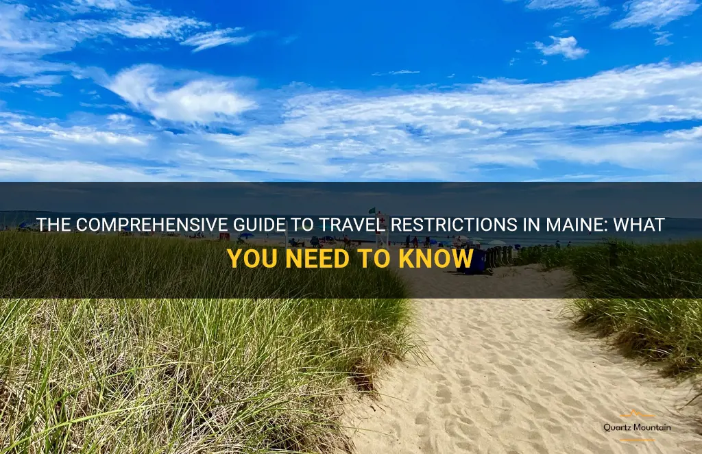 any restrictions traveling to maine