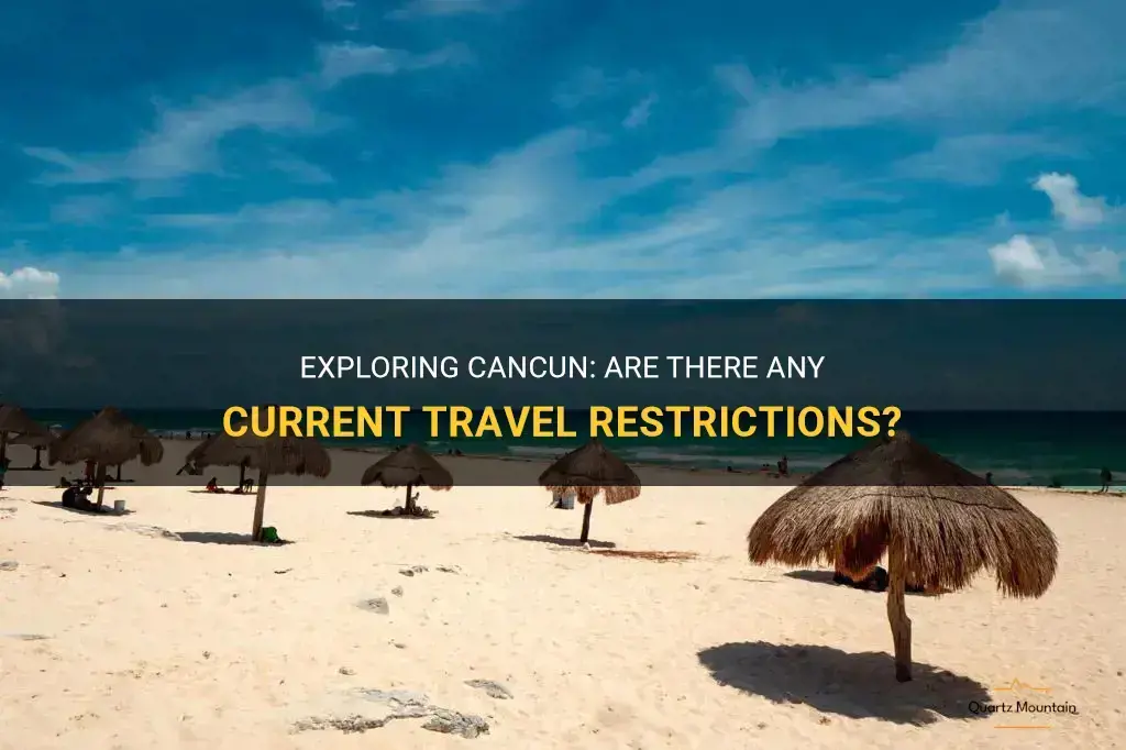 any travel restrictions to cancun