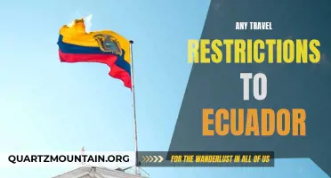Travel Restrictions to Ecuador: What You Need to Know