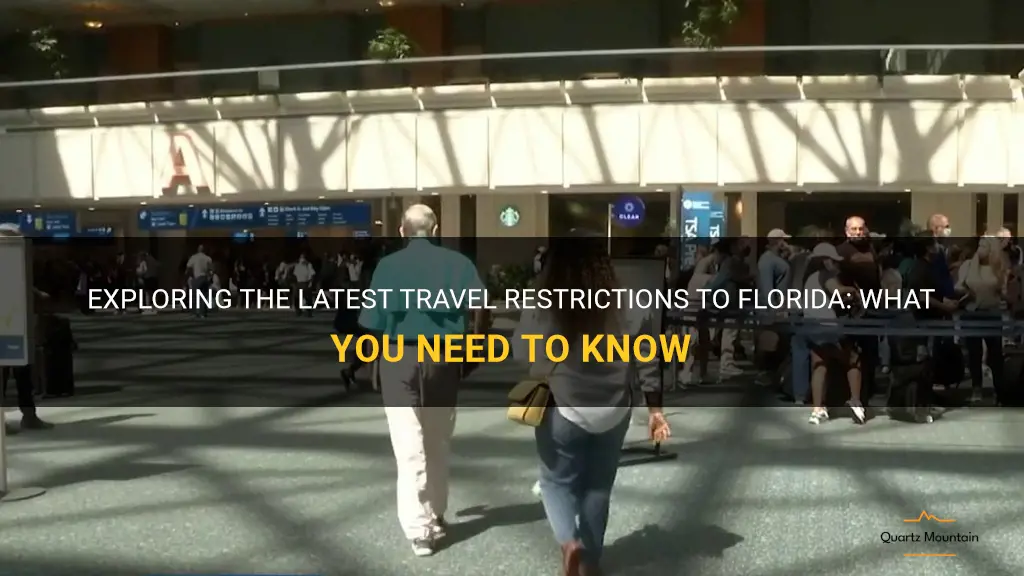 any travel restrictions to florida