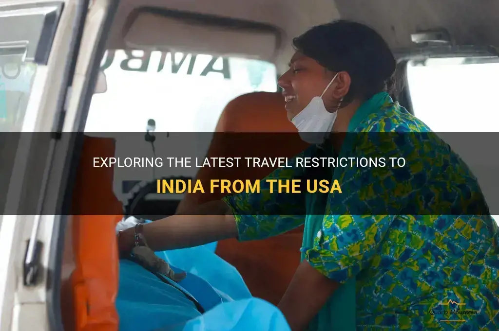 any travel restrictions to india from usa