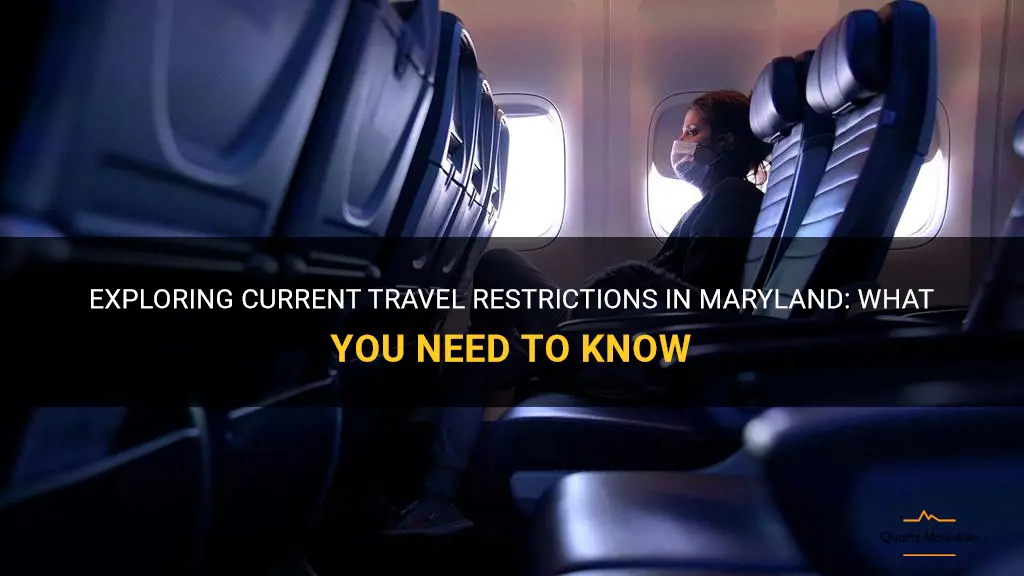 any travel restrictions to maryland