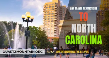 Exploring Travel Restrictions: A Guide to North Carolina's Current Regulations