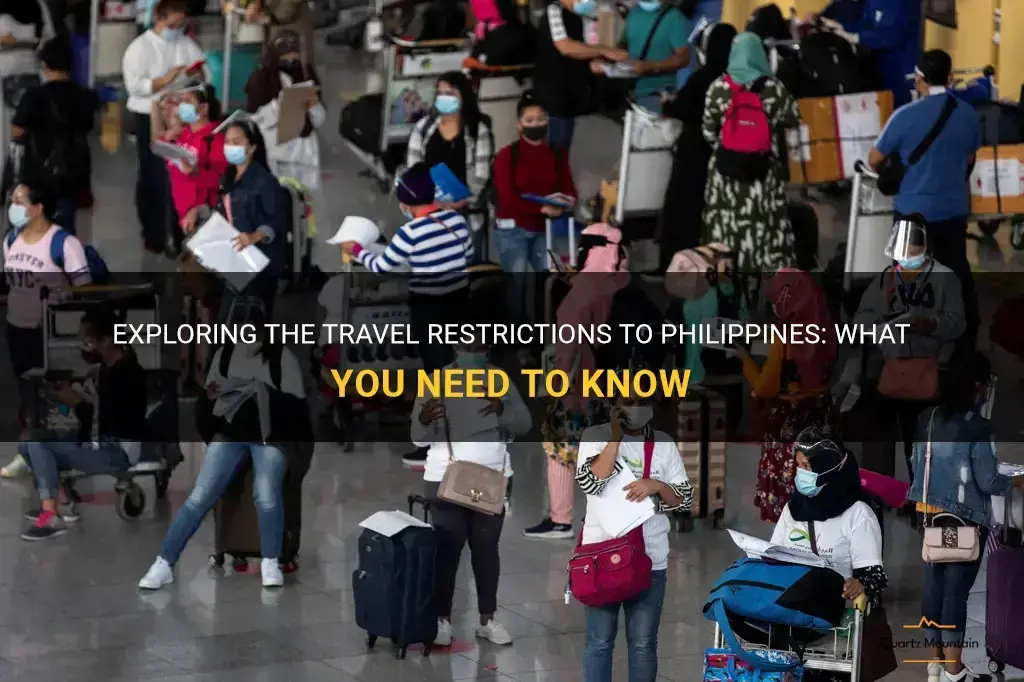 any travel restrictions to philippines