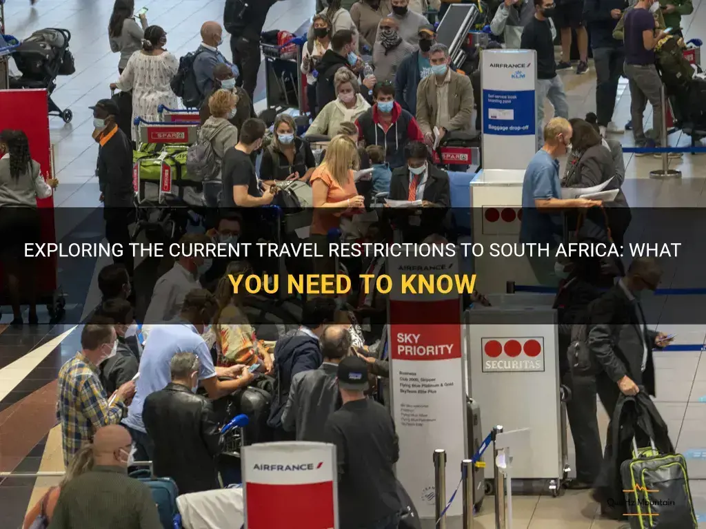 any travel restrictions to south africa