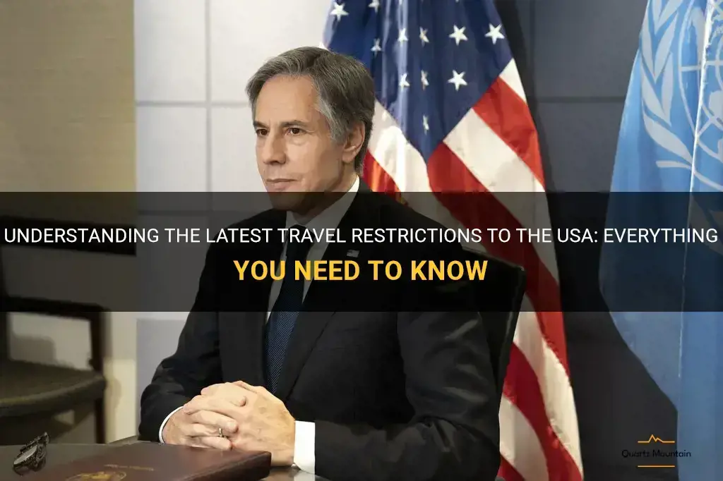 any travel restrictions to the usa