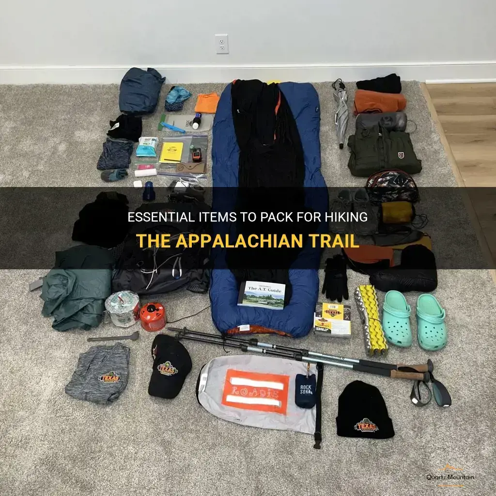 appalachian trail what to pack