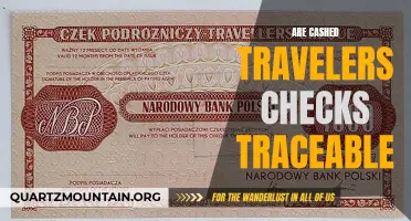 Are Cashed Travelers Checks Traceable? The Truth Revealed